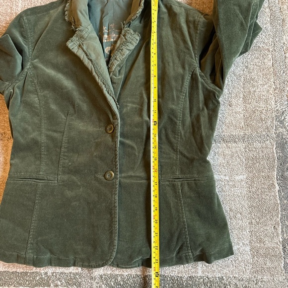 Women’s Luii Green Velvet Jacket Size Medium EUC - Picture 7 of 14